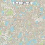 Orlando Florida Us City Street Mapfrank Ramspott   Street Map Of Orlando Florida
