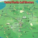 Orlando Golf Courses Map   Map Of Orlando Golf Courses (Florida   Usa)   Map Of Central Florida Golf Courses