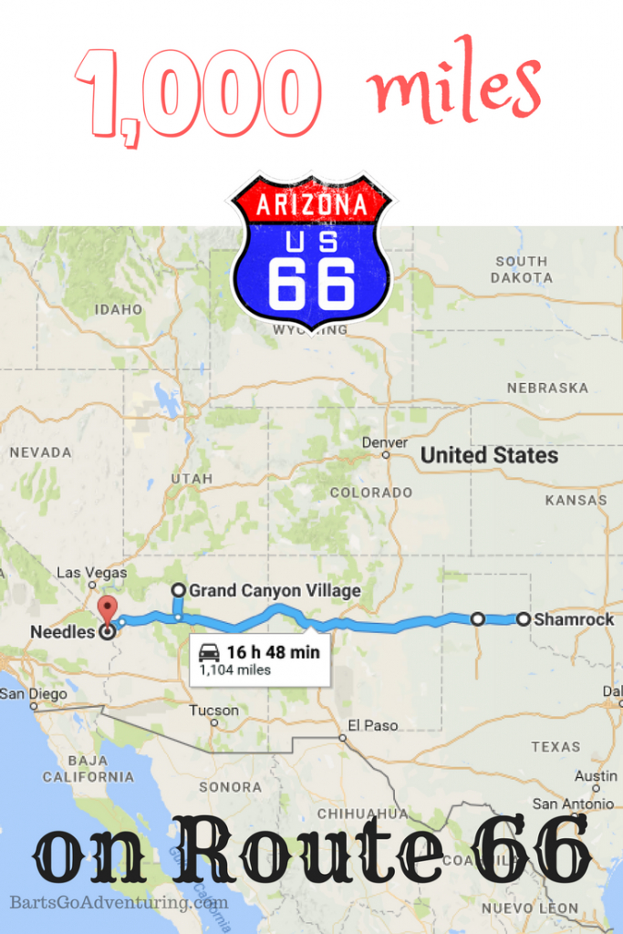 Our Texas To California Road Trip Including 1000 Miles On Route 66 - Road Map From California To Texas