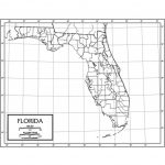 Outline Map Laminated Florida   Uni21231 | Kappa Map Group   Laminated Florida Map