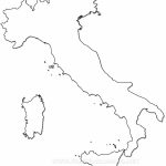 Outline Map Of Italy Printable With Italy Political Map   Printable Map Of Italy To Color