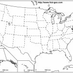 Outline Map Of The 50 Us States | Social Studies | Geography Lessons   Printable Maps For School