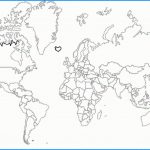 Outline World Map And Other Free Printable Images   Free Printable Country Maps
