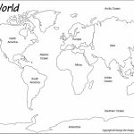 Outline World Map | Map | World Map Template, World Map Printable   7 Continents Map Printable