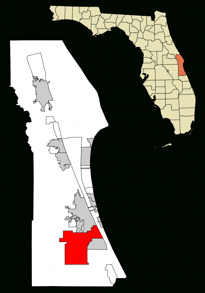 Palm Bay, Florida - Wikipedia - Palm City Florida Map