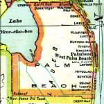 Palm Beach County, 1921   Map Of Palm Beach County Florida