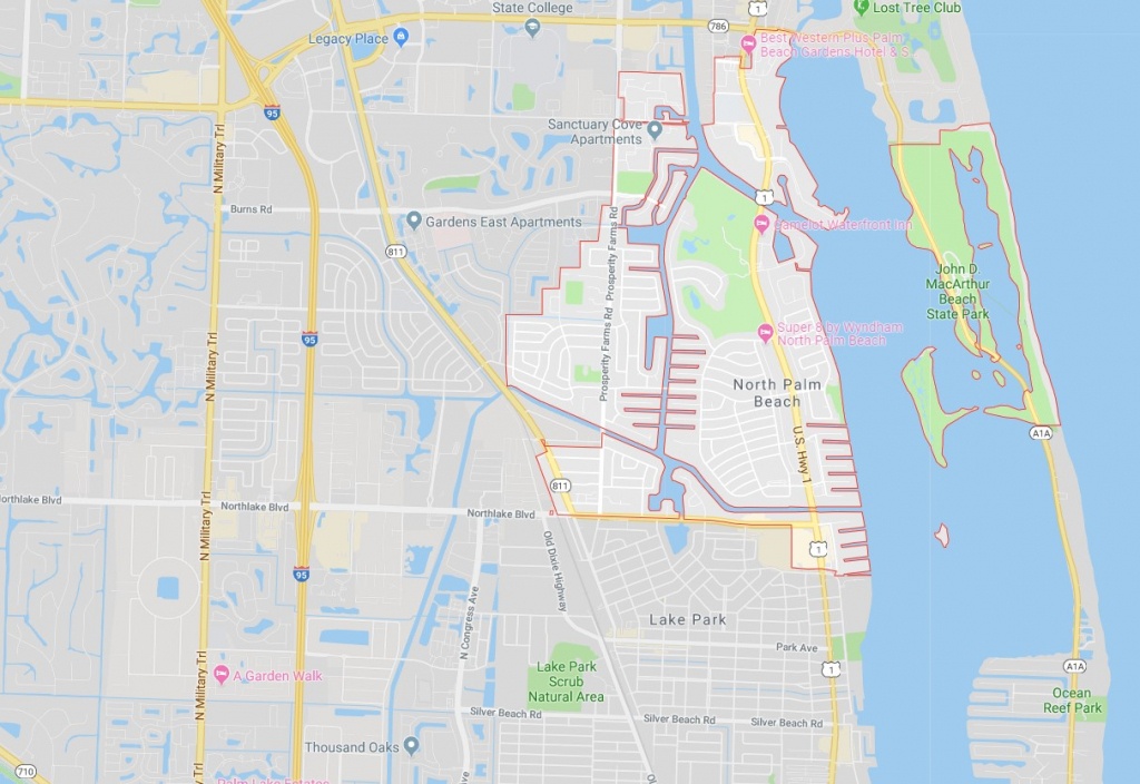 Palm Beach Gardens Map - Palm Beach Gardens Florida Map