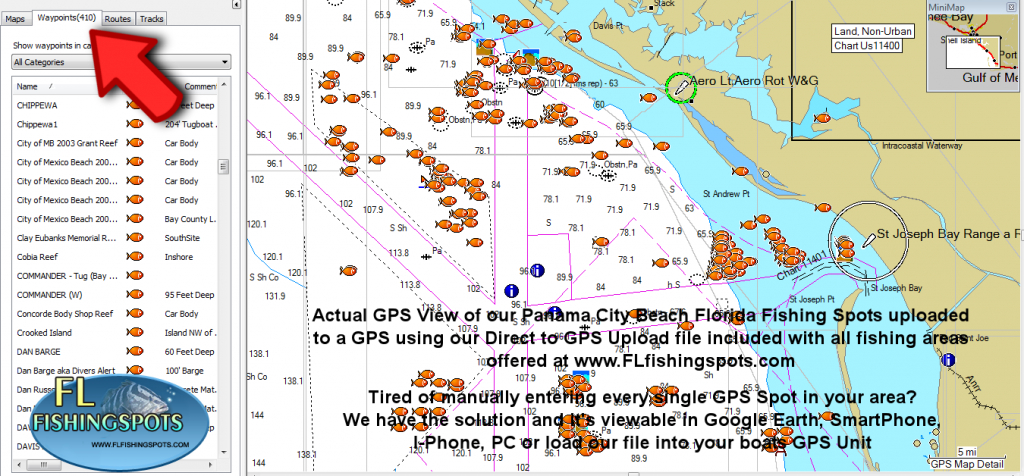 Panama City Florida Fishing Map | Fishing | Panama City Panama - Florida Fishing Map