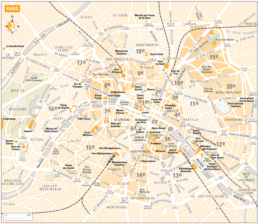 Paris Party - Print Maps Of Paris? | Keren&amp;#039;s Bridal Shower | Paris - Printable Map Of Paris Tourist Attractions