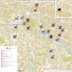 Paris Printable Tourist Map | Sygic Travel   Paris Map For Tourists Printable