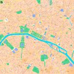 Paris Streets Map   Street Map Of Paris France Printable