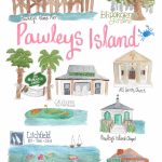 Pawleys Island Sc Map Landmark Print Illustrated Watercolor | Etsy   Brookgreen Gardens Printable Map