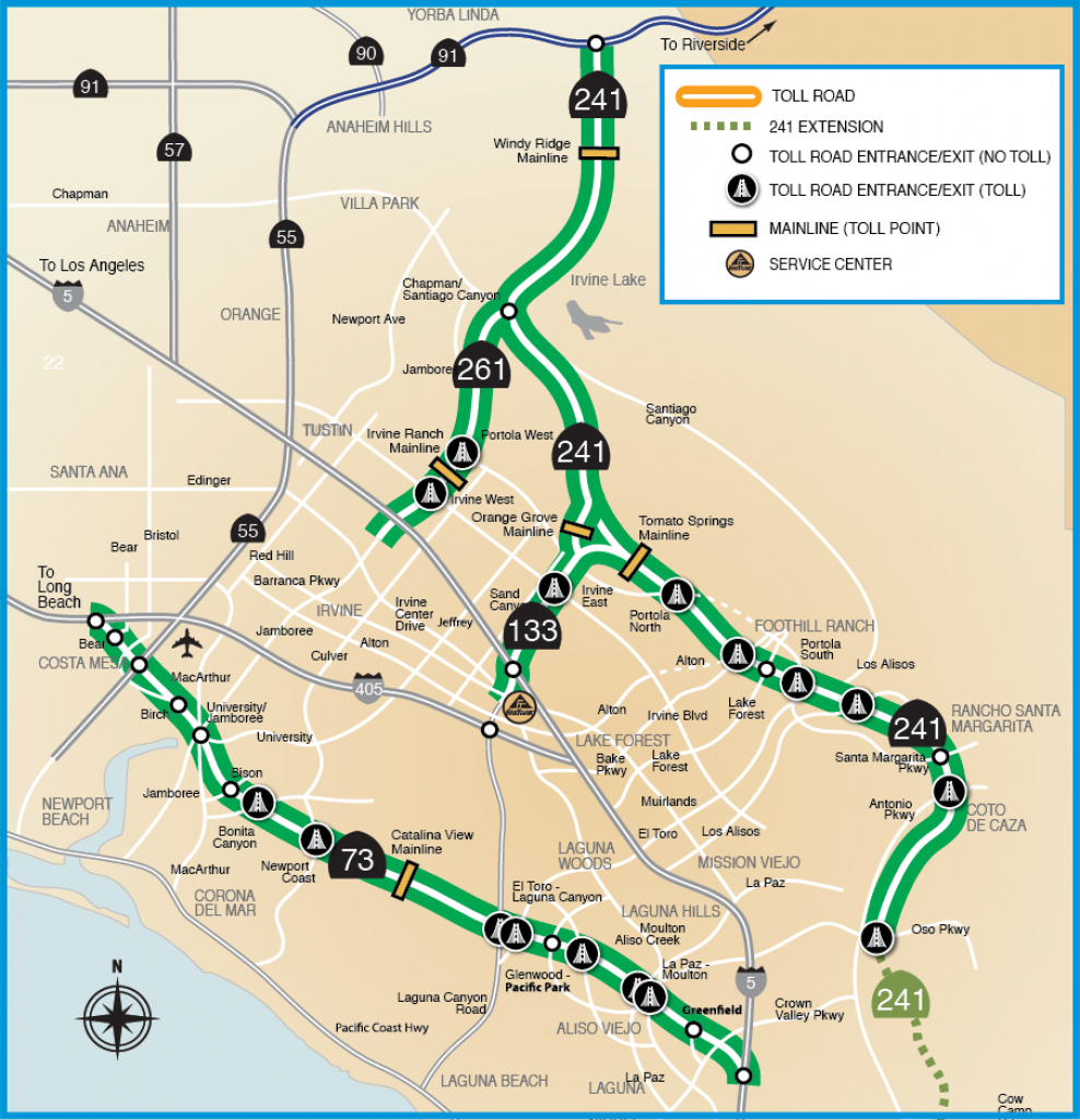 Paytollo® | The Mobile App To Pay For Toll Roads. - Southern California Toll Roads Map