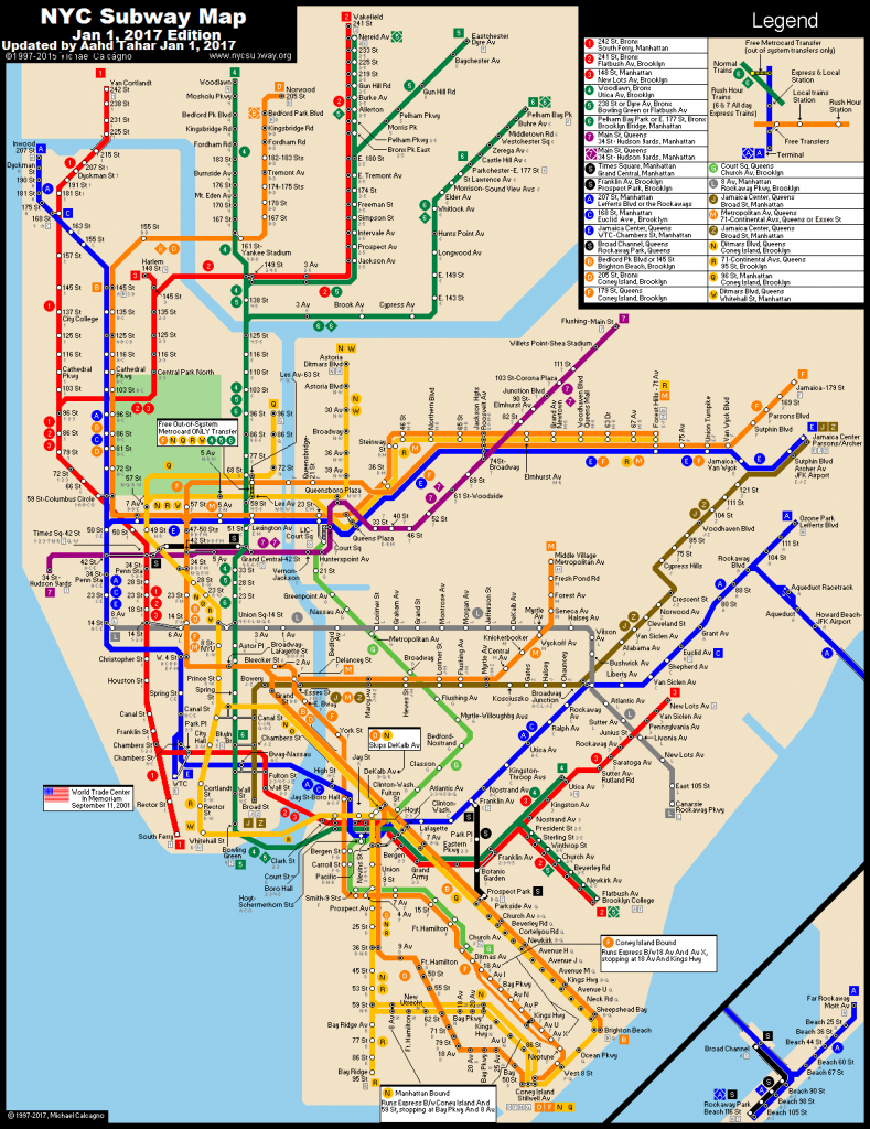 Pdf-Large-Printable-Nyc-Subway-Map - Printable Nyc Map Pdf