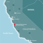 Pebble Beach California Map | Secretmuseum   Beach Map Of California