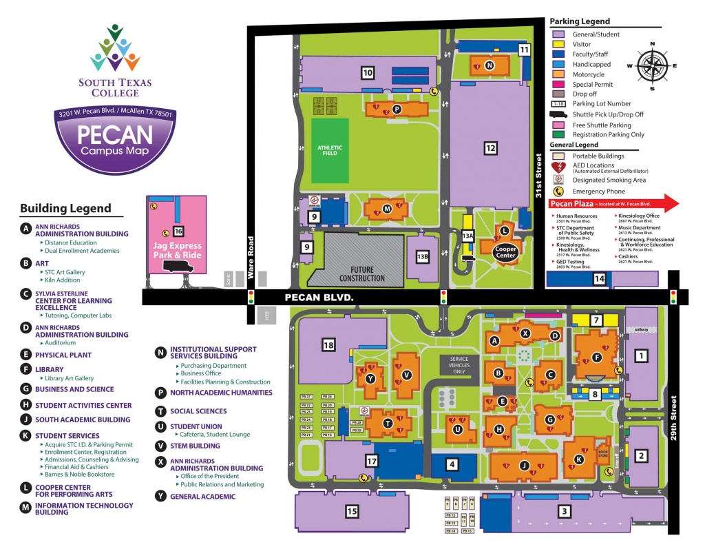 Pecan Campus - Mcallen | South Texas College - South Texas College Mid Valley Campus Map