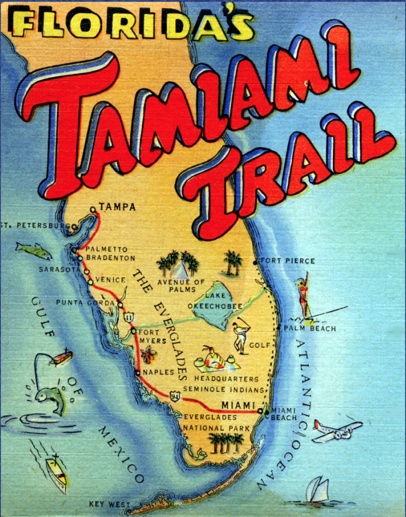 Perspective On 2018 Elections, The Tamiami Trail Turns 90 &amp;amp; New - Tamiami Trail Florida Map