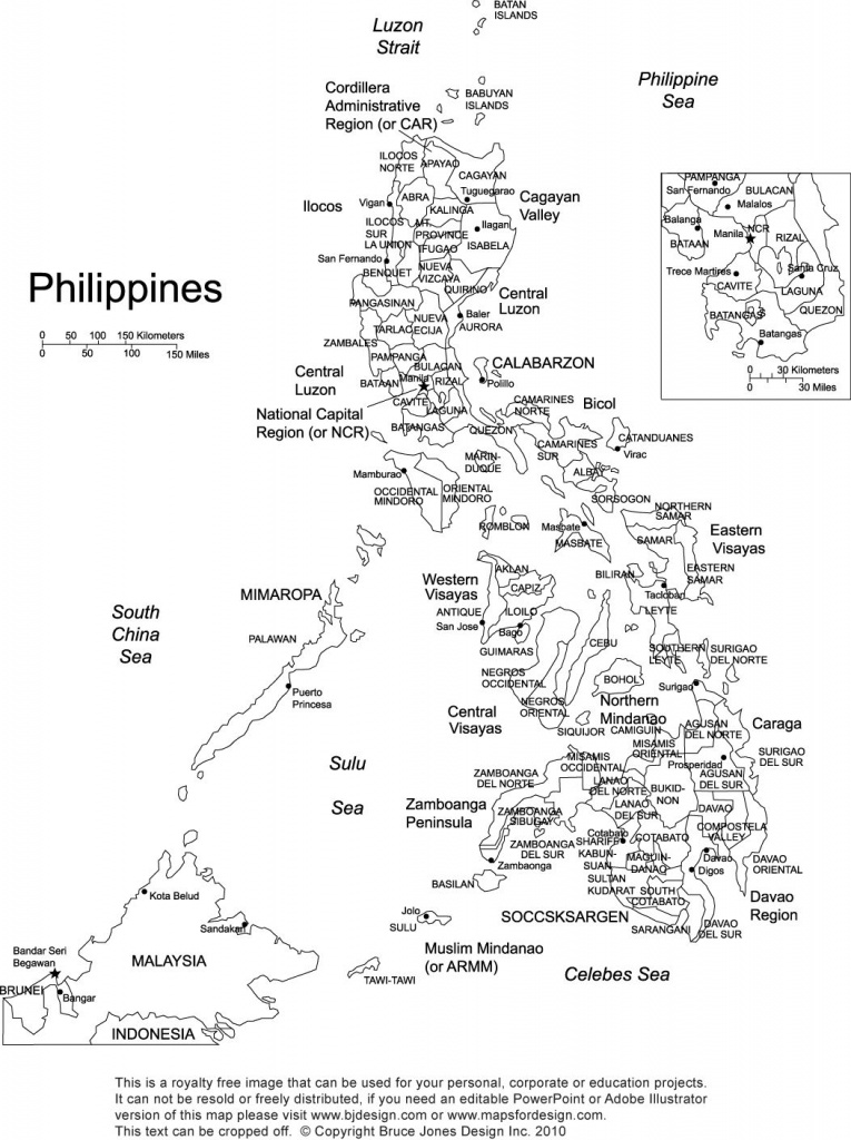 Philippines Printable Blank Map, Royalty Free, Manila | Gift Ideas - Printable Quezon Province Map