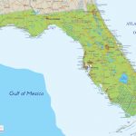 Physical Map Of Florida   Ezilon Maps   Map Of Florida Gulf Coast