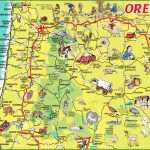 Pictorial Travel Map Of Oregon   Printable Map Of The Oregon Trail