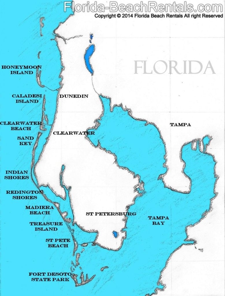 Pinellas County Florida Map, #florida #map #pinellascounty | Talk Of - Map Of Clearwater Florida Beaches