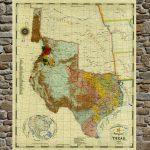 Pinjennifer Burger On Stairway Wall | Framed Maps, Republic Of   Republic Of Texas Map Framed