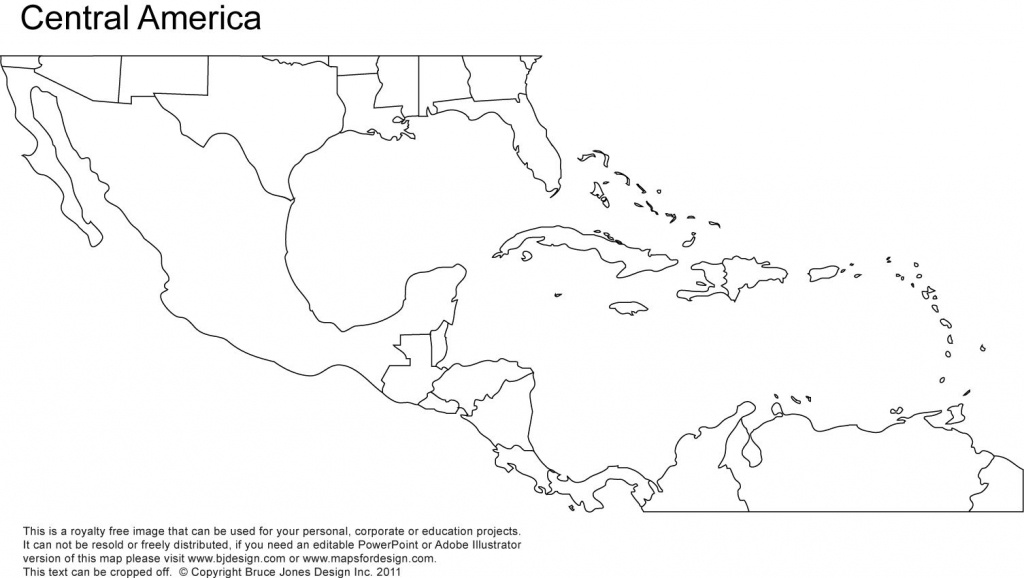 Pinterest - Printable Map Of Central America
