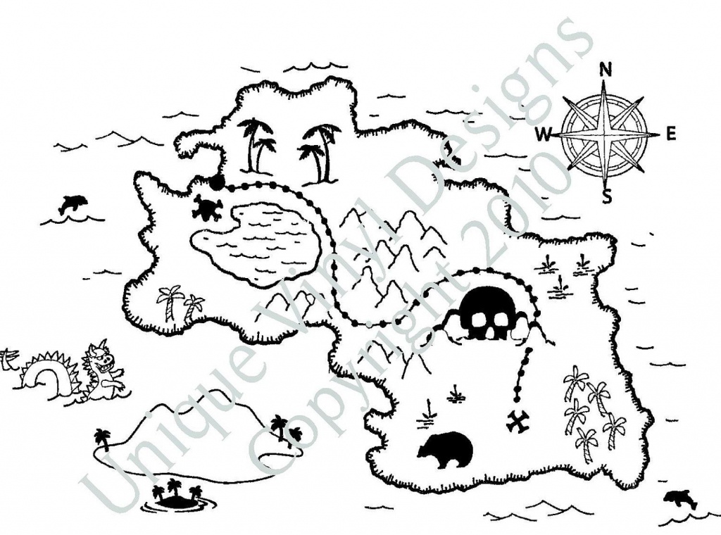 Pirate Map Decal For Bedroom. Pirate Treasure Mapfree Shipping - Pirate Treasure Map Printable