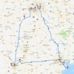Places Missed On The 'perfect' Texas Road Trip Map | Roadloans   Texas Road Map 2018