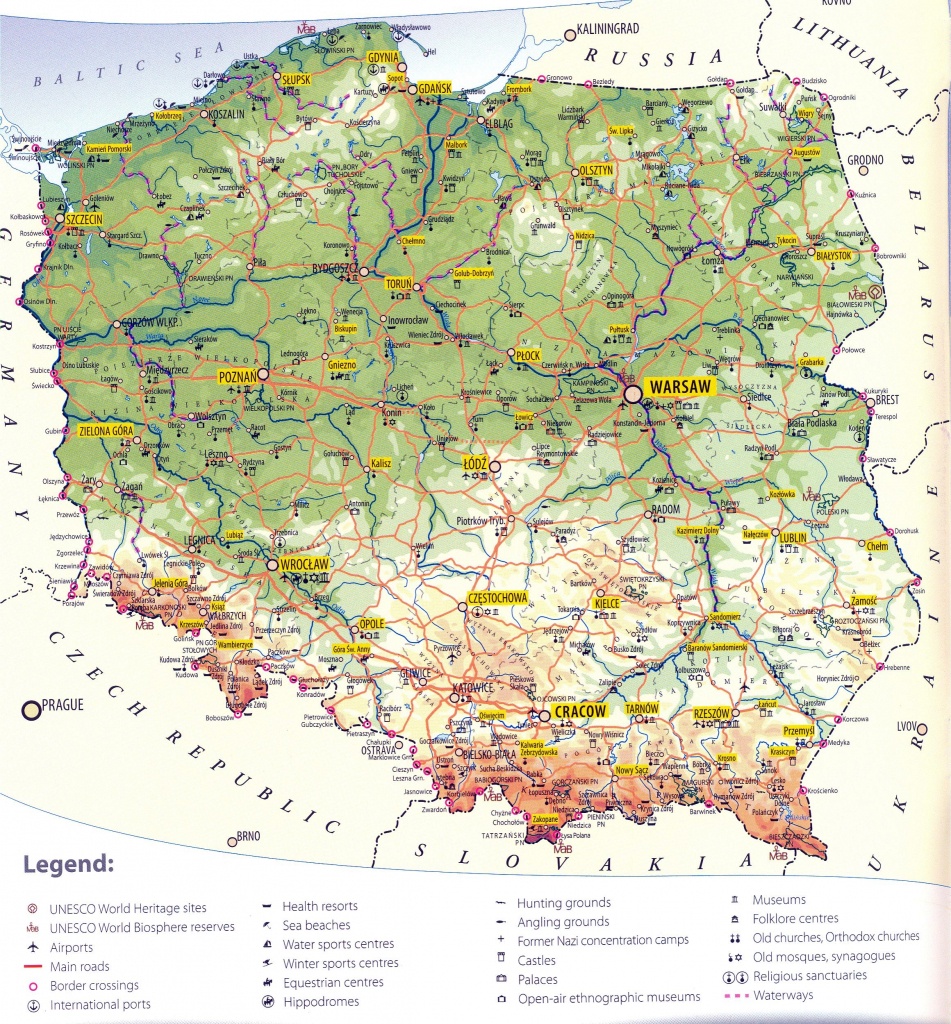 Poland Maps | Printable Maps Of Poland For Download - Printable Map Of Poland