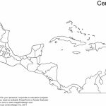 Political Map Of Central America And The Caribbean Nations At Mexico   Printable Blank Caribbean Map