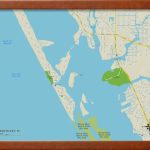 Political Map Of Manasota Key, Fl Framed Print Wall Art   Walmart   Manasota Key Florida Map