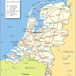 Political Map Of Netherlands   Nations Online Project   Printable Map Of The Netherlands