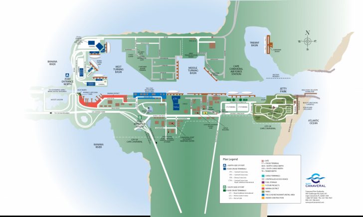 Map Of Cruise Ports In Florida