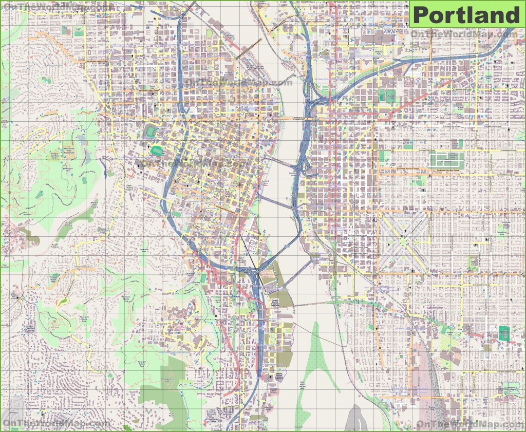 Portland Maps | Oregon, U.s. | Maps Of Portland - Printable Map Of Portland Oregon