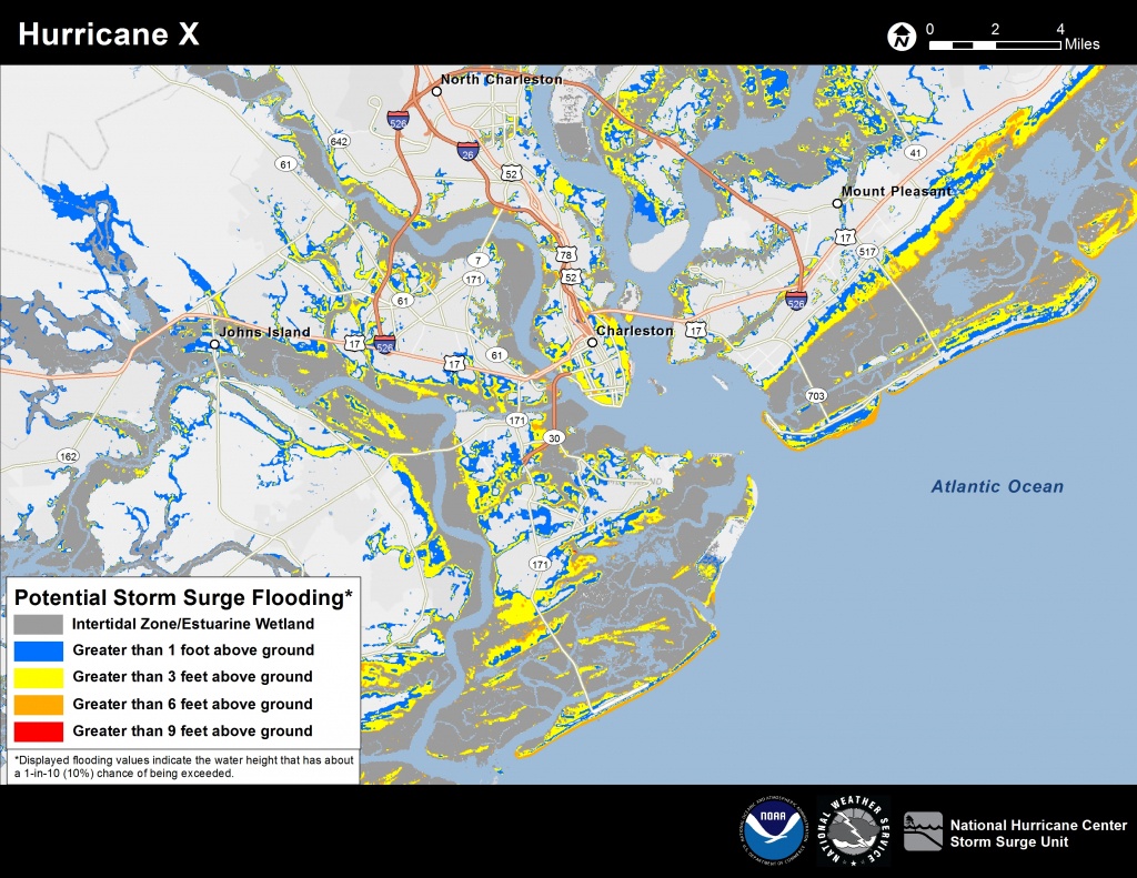 Potential Storm Surge Flooding Map - Gulf County Florida Flood Zone Map