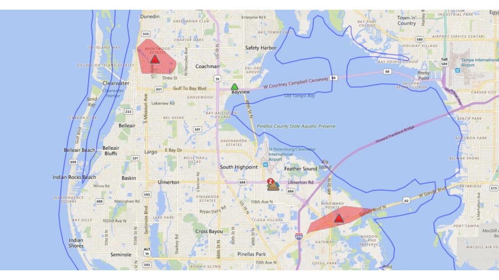 Power Restored To Most After Large Pinellas Outage - Duke Florida Outage Map
