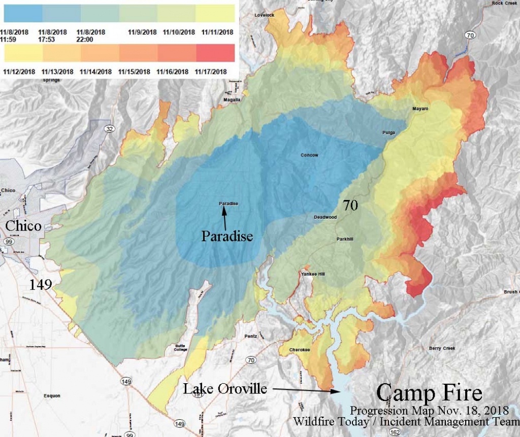 President Visits The Devastating Wildfire At Paradise, California - Southern California Fire Map