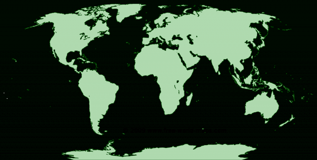 Printable Blank World Maps | Free World Maps - Free Printable World Map Poster