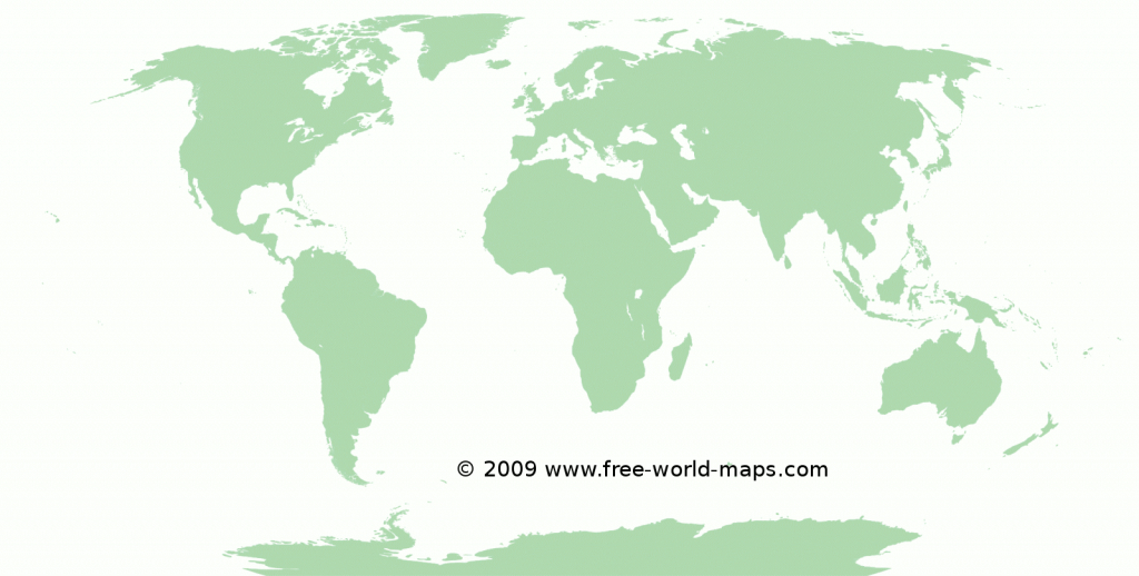 Printable Blank World Maps | Free World Maps - Large Printable World Map Outline