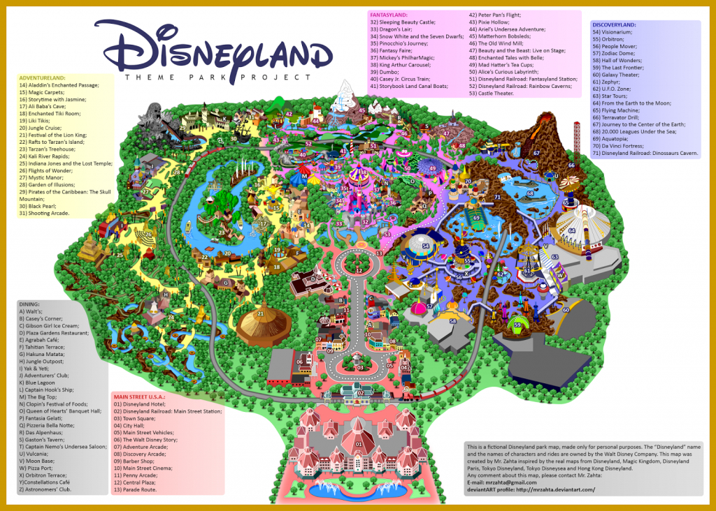 Printable Map Of Disneyland Paris Park Hotels And Surrounding Area Pdf - Printable Map Of Disneyland California