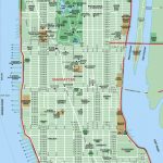 Printable Map Of Manhattan | The International House Is Just To The   Free Printable Street Map Of Manhattan
