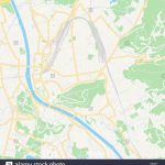 Printable Map Of Salzburg, Austria With Main And Secondary Roads And   Printable Map Of Austria