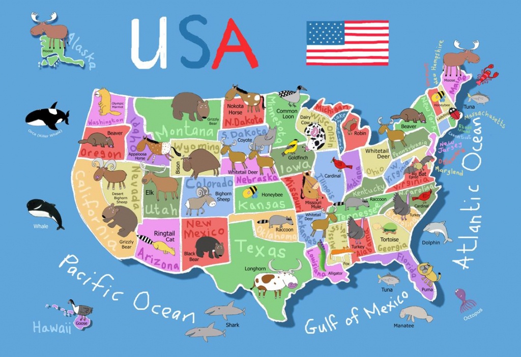 Printable Map Of Usa For Kids | Its&amp;#039;s A Jungle In Here!: July 2012 - Printable State Maps For Kids