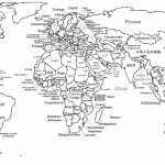 Printable Map Of World With Country Names And Travel Information   Free Printable World Map With Country Names
