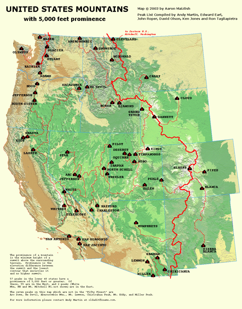 Western United States Map Printable - Printable Maps