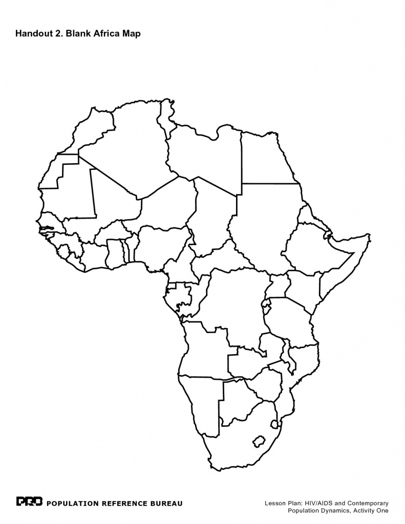 Printable Maps Of Africa - Maplewebandpc - Blank Outline Map Of Africa Printable
