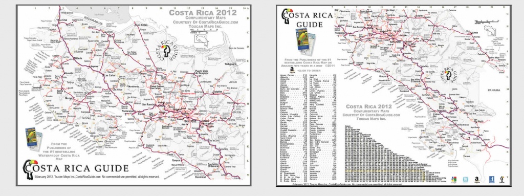 Printable Maps Of All Costa Rica &amp;amp; Details Maps Of Popular Destinations - Free Printable Map Of Costa Rica