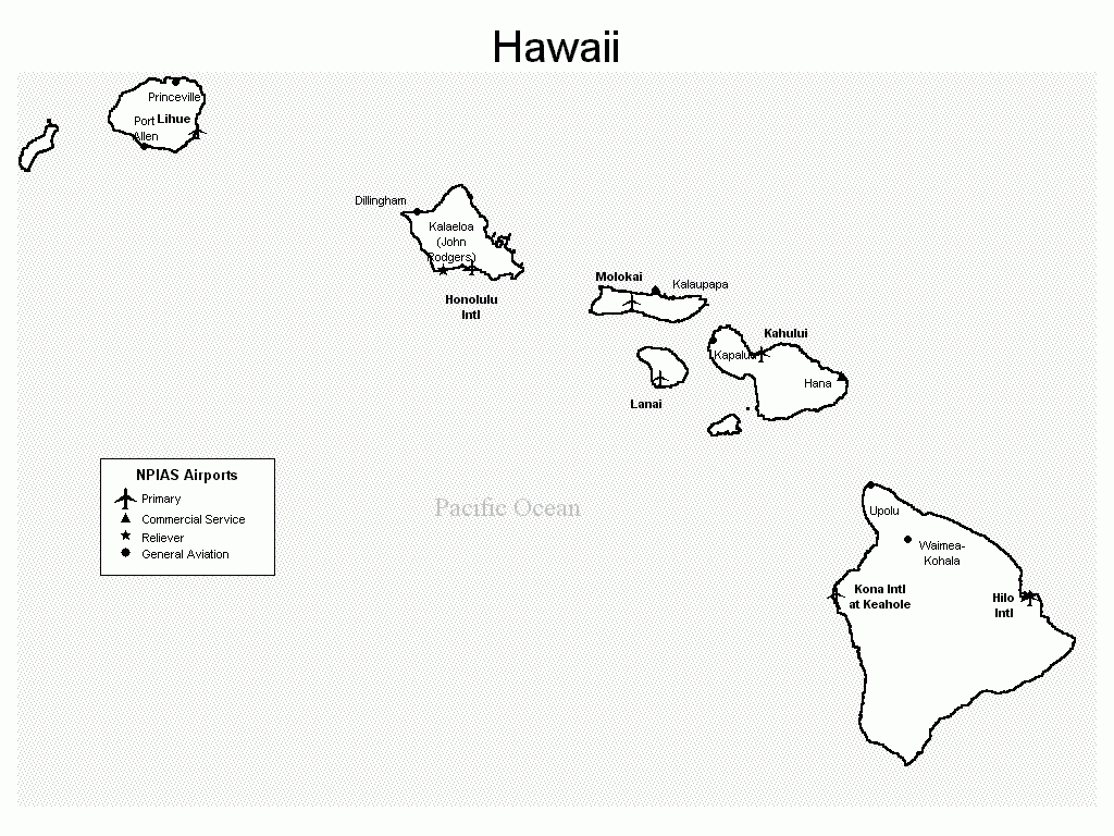 Printable Maps Of Hawaii And Travel Information | Download Free - Printable Map Of Hawaii
