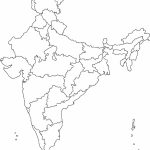 Printable Maps Of India And Travel Information | Download Free   India Political Map Outline Printable